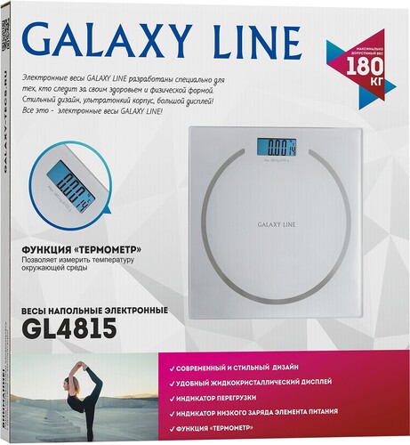Купить Весы Galaxy GL 4815 белый  9000782. Характеристики, отзывы и цены в Донецке