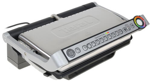 Купить Гриль Tefal Optigrill+ XL GC722D34 серебристый  1104127. Характеристики, отзывы и цены в Донецке