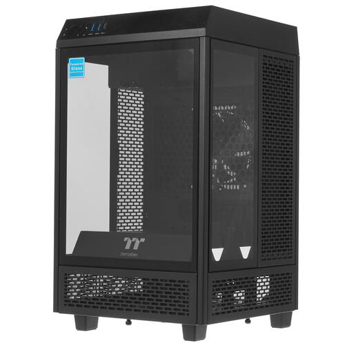 Купить Корпус Thermaltake The Tower 100 [CA-1R3-00S1WN-00] черный  4745581. Характеристики, отзывы и цены в Донецке