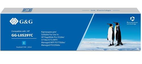 Купить Картридж G&G GG-L0S29YC голубой  9913853. Характеристики, отзывы и цены в Донецке