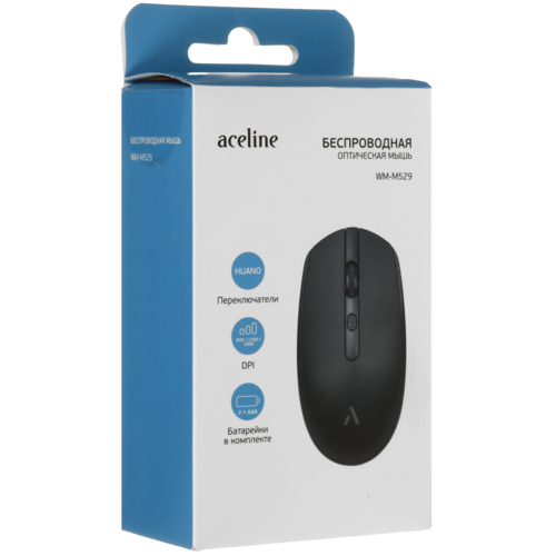 Купить Мышь беспроводная Aceline WM-M529BL  черный  5460392. Характеристики, отзывы и цены в Донецке