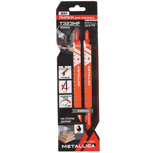 Купить Пилки для лобзика METALLICA Ultra T323MF  9194002. Характеристики, отзывы и цены в Донецке