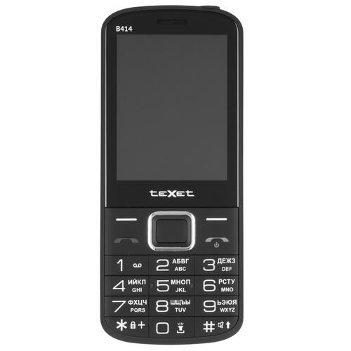 Купить Сотовый телефон teXet TM-B414 черный  9071060. Характеристики, отзывы и цены в Донецке