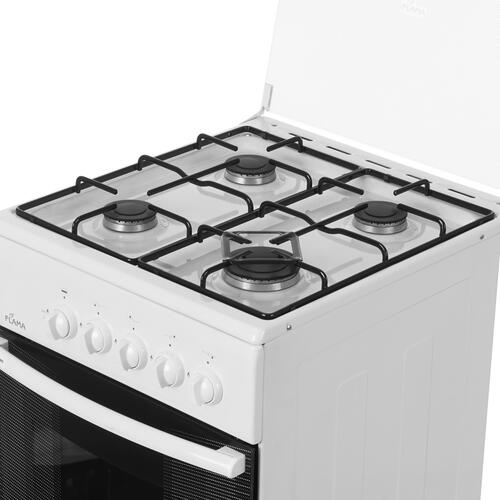 Купить Газовая плита Flama FG 2406 W белый  7927578. Характеристики, отзывы и цены в Донецке