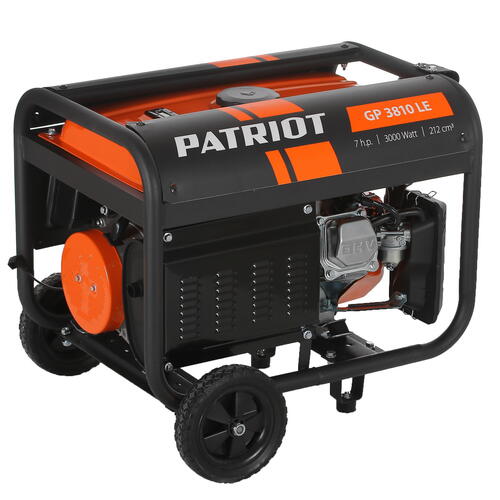 Купить Электрогенератор   бензиновый Patriot GP 3810LE  1203570. Характеристики, отзывы и цены в Донецке