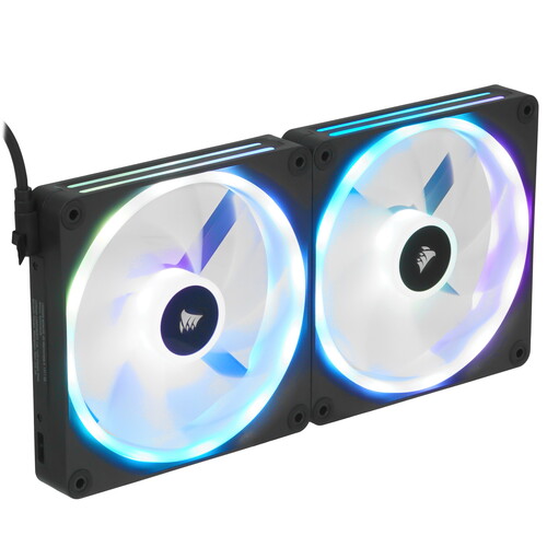 Купить Вентилятор Corsair iCUE LINK QX140 RGB Double Pack [CO-9051004-WW] черный  5610008. Характеристики, отзывы и цены в Донецке