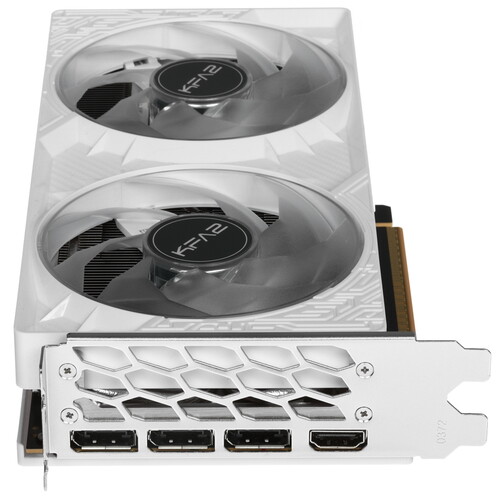 Купить Видеокарта KFA2 GeForce RTX 5060 CORE OC 2FAN LED White  5629290. Характеристики, отзывы и цены в Донецке