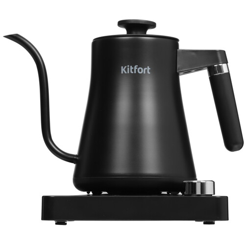 Купить Электрочайник Kitfort КТ-6195 черный  9038312. Характеристики, отзывы и цены в Донецке