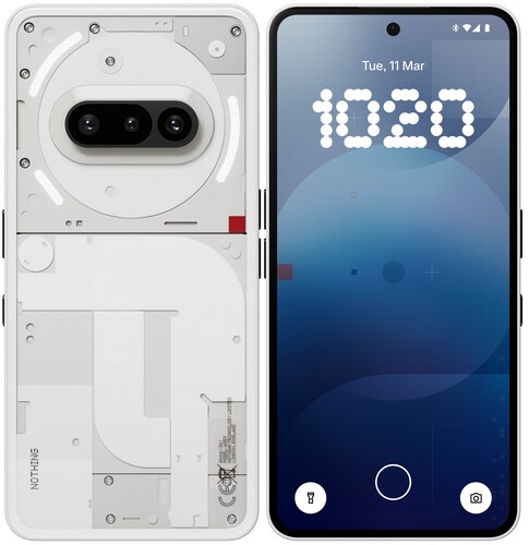 Купить 6.77" Смартфон Nothing Phone 3A 256 ГБ белый  5618673. Характеристики, отзывы и цены в Донецке