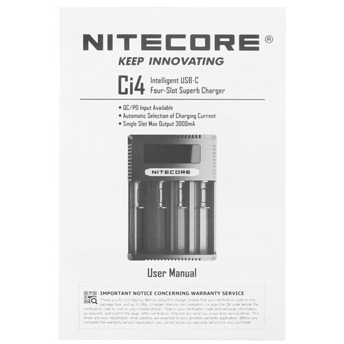 Купить Зарядное устройство NITECORE NEW Ci4  9170793. Характеристики, отзывы и цены в Донецке