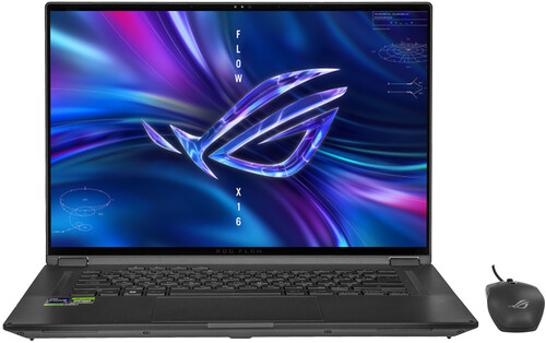 Купить 16" Ноутбук ASUS ROG Flow X16 GV601VV-NF049 черный  5459565. Характеристики, отзывы и цены в Донецке