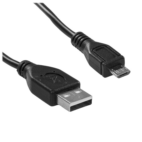 Купить Кабель круглый Cablexpert micro USB - USB 2.0 Type-A черный 0.5 м  5485468. Характеристики, отзывы и цены в Донецке