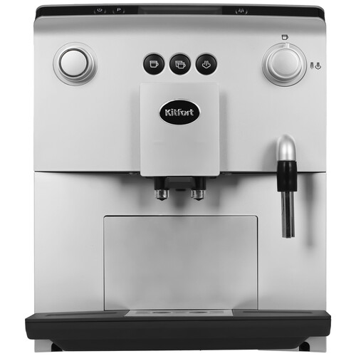 Купить Кофемашина автоматическая Kitfort КТ-7319 серый  9298957. Характеристики, отзывы и цены в Донецке