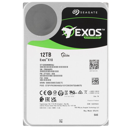 Купить LFF (3.5") Серверный HDD Seagate Exos X18  5436330. Характеристики, отзывы и цены в Донецке