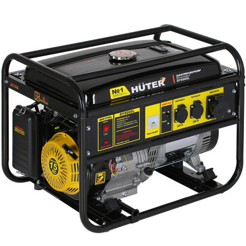 Купить Электрогенератор   бензиновый Huter DY8000L  1173172. Характеристики, отзывы и цены в Донецке