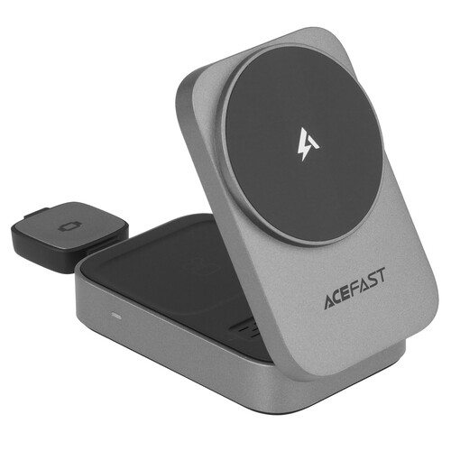 Купить Беспроводное зарядное устройство ACEFAST E22 серый  9259962. Характеристики, отзывы и цены в Донецке