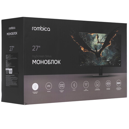 Купить 27" Моноблок Rombica myScreen Sirius  5482566. Характеристики, отзывы и цены в Донецке