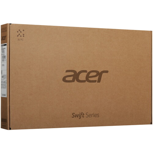 Купить 16" Ноутбук Acer Swift Go 16 AI SFG16-74-568D черный  9293174. Характеристики, отзывы и цены в Донецке