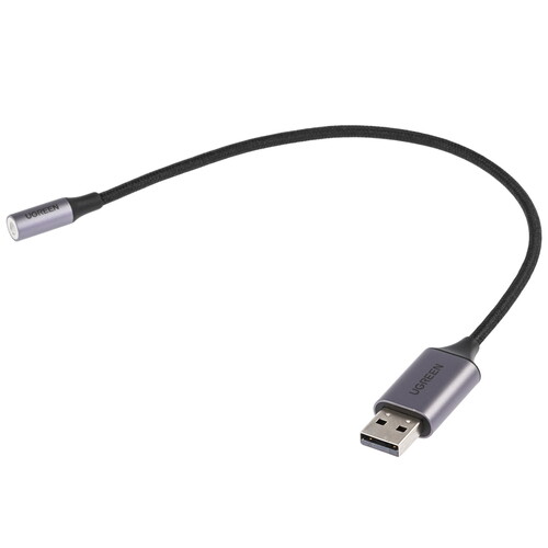 Купить Кабель соединительный   Ugreen 3.5 mm jack - USB A серый  9154995. Характеристики, отзывы и цены в Донецке