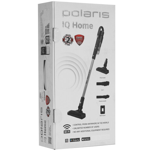 Купить Пылесос  вертикальный  Polaris PVCS 2090 Wi-Fi IQ Home  черный  9214177. Характеристики, отзывы и цены в Донецке