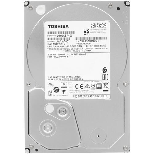 Купить 4 ТБ Жесткий диск Toshiba DT02 [DT02ABA400]  5423829. Характеристики, отзывы и цены в Донецке