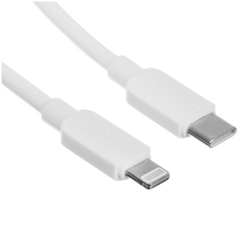 Купить Кабель круглый Hoco Lightning 8-pin - USB Type-C белый 1 м  5475074. Характеристики, отзывы и цены в Донецке