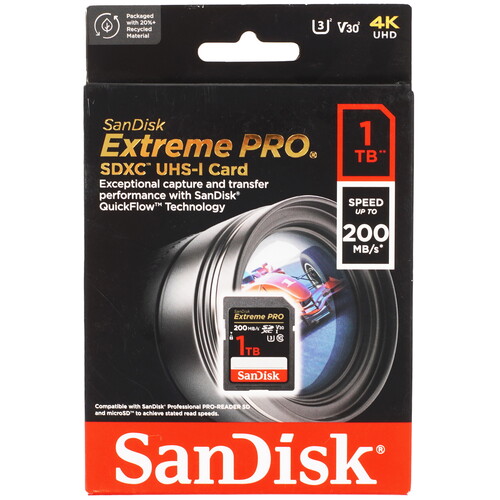 Купить Карта памяти SanDisk Extreme Pro SDXC 1000 ГБ  9102926. Характеристики, отзывы и цены в Донецке