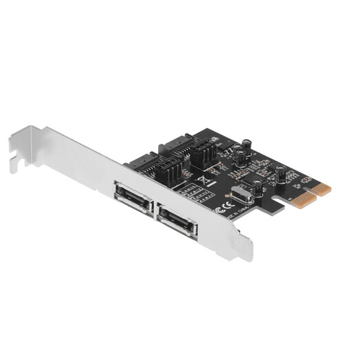 Купить Внутренний адаптер для накопителя ASIA PCIE SATAIII 2 PORT  5356962. Характеристики, отзывы и цены в Донецке