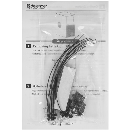 Купить Корпус Defender Apex Metal  9303386. Характеристики, отзывы и цены в Донецке
