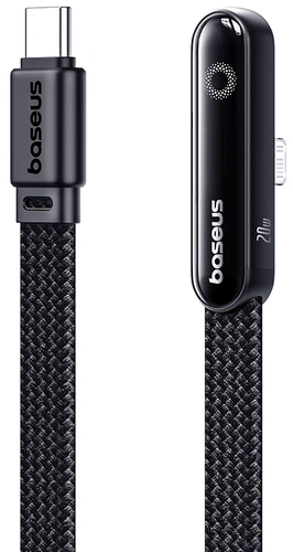 Купить Кабель плоский Baseus Lightning 8-pin - USB Type-C черный 1 м  5627640. Характеристики, отзывы и цены в Донецке