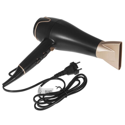 Купить Фен Rowenta Motion Dry CV5707F0 черный/золотистый  9088983. Характеристики, отзывы и цены в Донецке