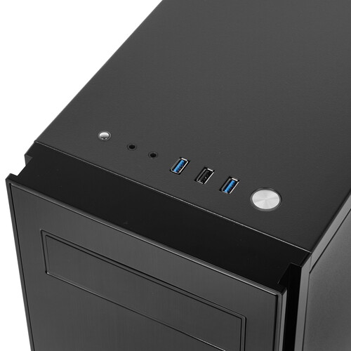 Купить Корпус Chieftec HAWK [AL-02B-TG-OP] черный  4733472. Характеристики, отзывы и цены в Донецке