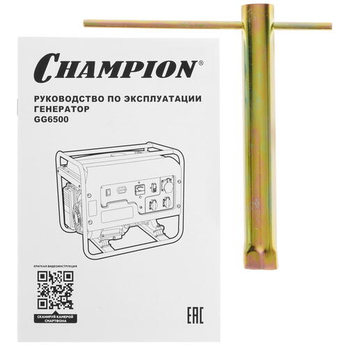 Купить Электрогенератор   бензиновый Champion GG6500  7969852. Характеристики, отзывы и цены в Донецке