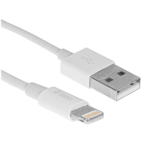 Купить Кабель круглый TTEC Lightning 8-pin - USB 2.0 Type-A белый 0.3 м  9202642. Характеристики, отзывы и цены в Донецке