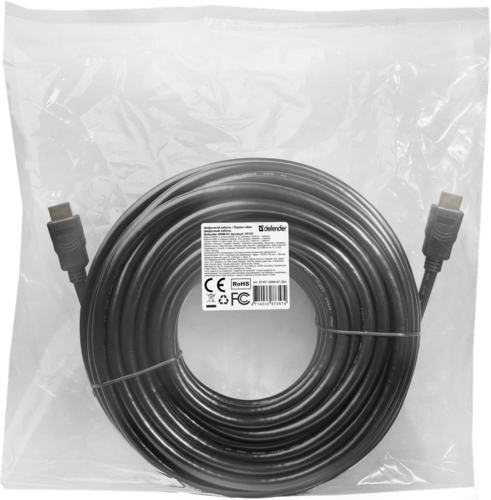 Купить Кабель  Defender HDMI - HDMI, 20 м  5479455. Характеристики, отзывы и цены в Донецке
