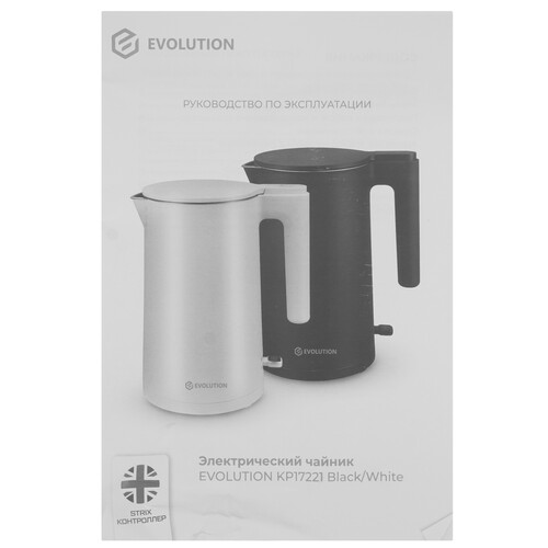 Купить Электрочайник Evolution KP17221 белый  9215213. Характеристики, отзывы и цены в Донецке