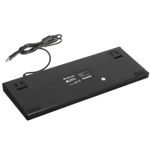 Купить Клавиатура проводная Defender Blitz GK-240L [45240]  4711753. Характеристики, отзывы и цены в Донецке