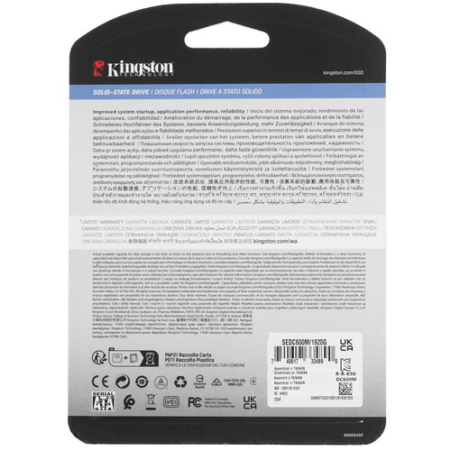 Купить 1920 ГБ Серверный SSD Kingston DC600M [SEDC600M/1920G]  5430125. Характеристики, отзывы и цены в Донецке