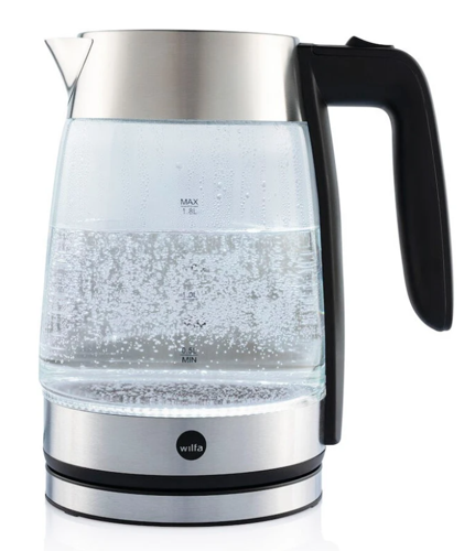 Купить Электрочайник Wilfa WKG-2200S серебристый  9927087. Характеристики, отзывы и цены в Донецке