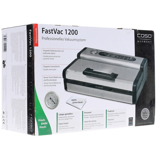 Купить Вакуумный упаковщик CASO FastVAC 1200  1121846. Характеристики, отзывы и цены в Донецке