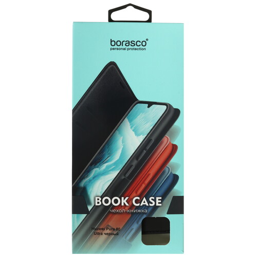 Купить Чехол-книжка  BoraSCO для HUAWEI Pura 80 Ultra черный  5637177. Характеристики, отзывы и цены в Донецке