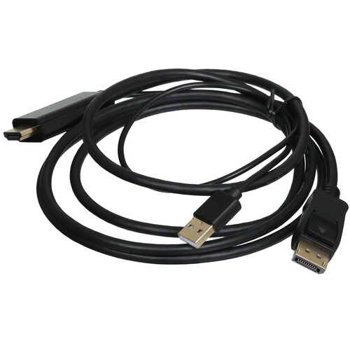 Купить Кабель однонаправленный VCOM DisplayPort - HDMI, 1.8 м  5471558. Характеристики, отзывы и цены в Донецке