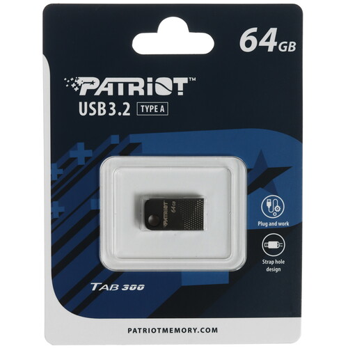 Купить Память USB Flash 64 ГБ Patriot Tab 300 [PSF64GT300DS3U]  5607010. Характеристики, отзывы и цены в Донецке