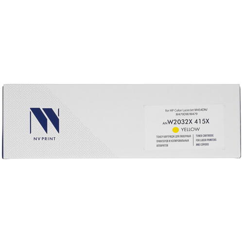 Купить Картридж лазерный NV Print NV-W2032X 415X желтый  9926601. Характеристики, отзывы и цены в Донецке