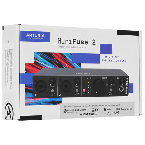 Купить Внешняя звуковая карта Arturia MiniFuse 2  5000659. Характеристики, отзывы и цены в Донецке