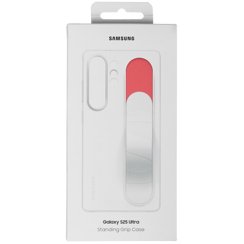 Купить Накладка  Samsung Standing Grip Case для Samsung Galaxy S25 Ultra белый  5613525. Характеристики, отзывы и цены в Донецке