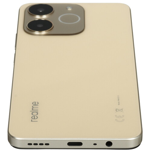 Купить 6.74" Смартфон realme Note 70 128 ГБ золотистый  5640666. Характеристики, отзывы и цены в Донецке