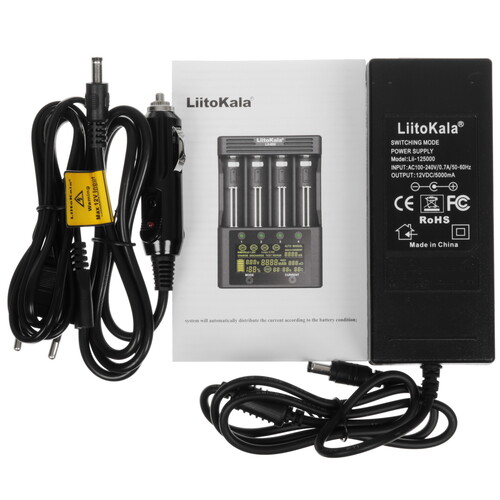 Купить Зарядное устройство LiitoKala Lii-600 EU+Carcable  9212376. Характеристики, отзывы и цены в Донецке