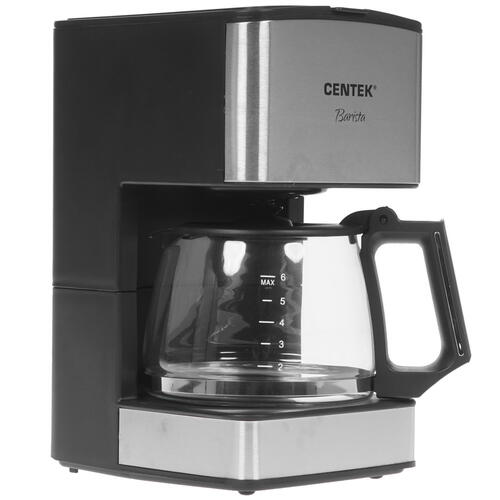 Купить Кофеварка капельная Centek CT-1144 серебристый  8123651. Характеристики, отзывы и цены в Донецке