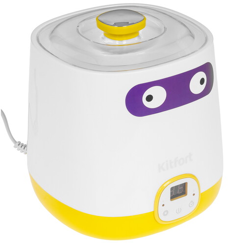 Купить Йогуртница Kitfort КТ-6407 белый  9275029. Характеристики, отзывы и цены в Донецке